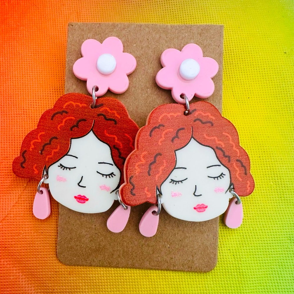 Jeanette Floral Drop Earrings